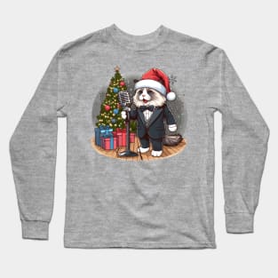 Singing Ragdoll Cat Christmas Long Sleeve T-Shirt